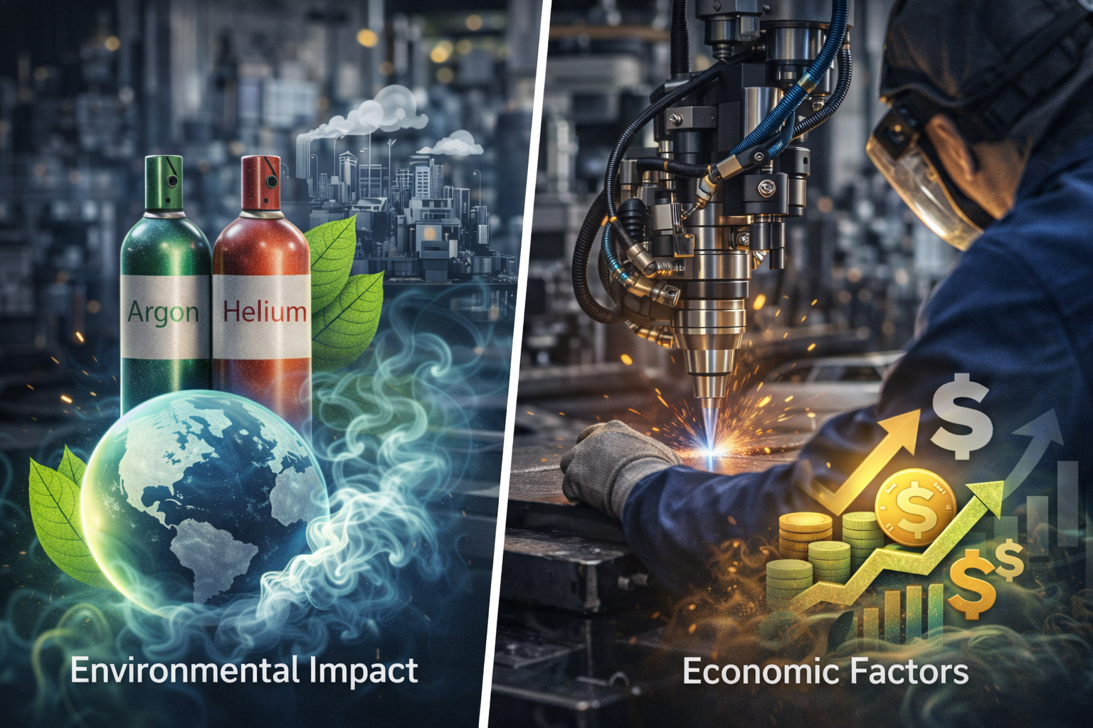 استخدام الغاز في آلات اللحام بالليزر 5